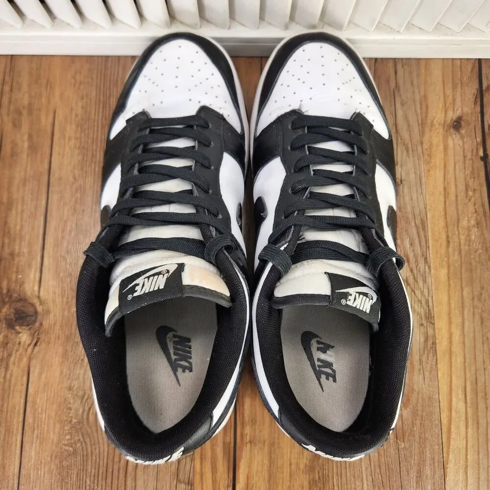 Nike Dunk Low Retro Panda Mens Size 10 Black White Sneakers Shoes DD1391-100